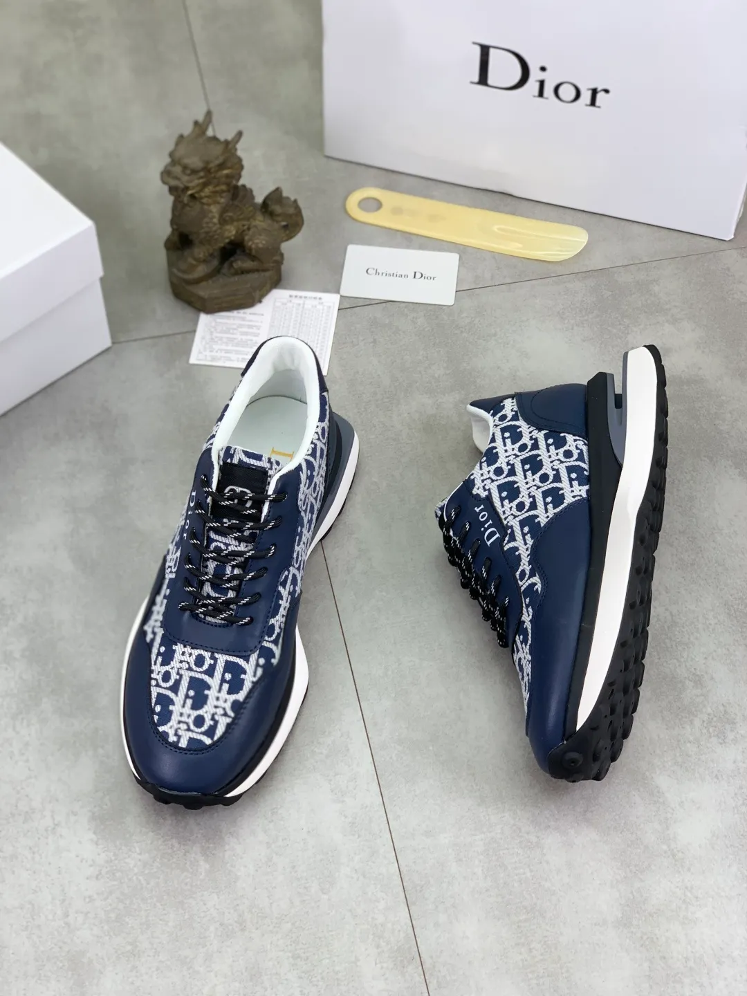 Men's Men's Shoes💰P440💰[New Style]🆘[Dior] 2025 Dior Original Lace-up Low-top Men's Shoes Classic casual shoes 🔥This model is the official classic model, with high quality and made by famous original designers. It is made of high-quality cowhide with original materials➕Comfortable and breathable mesh lining➕Pigskin insole. The perfect last shape and generous and fashionable design have attracted many consumers. Suitable for drivers to drive🚗. What you want is the highest quality in the market. Color: 3️⃣Color code number: 38--44 (45 customized)